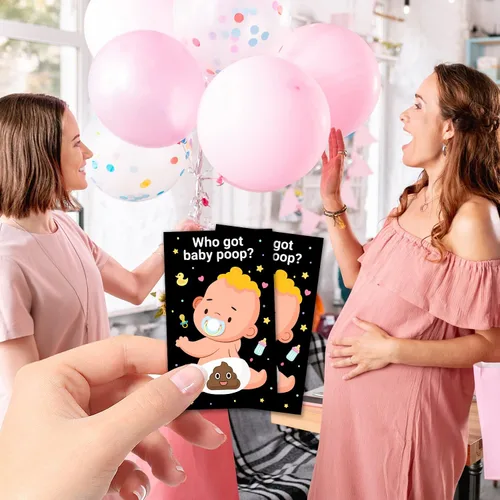 Miniatura 5 de Zunaked Juegos de baby shower, 38 tarjetas de rifa, boletos de lotería para baby shower, juegos de premios de puerta, juegos de tarjetas