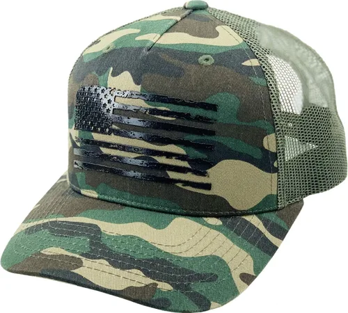 Miniatura 54 de KBETHOS Tactical Operator Collection USA Fishing Mesh Ballcap Flag Patch America Outdoors Trucker Baseball Cap
