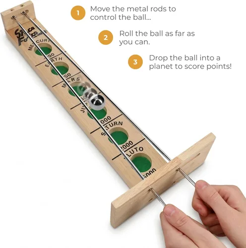 Miniatura 4 de We Games Dispara la Luna de madera maciza, 18 pulgadas
