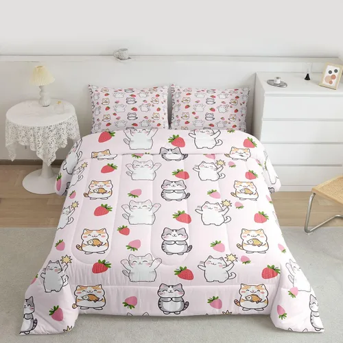 Miniatura 33 de Feelyou Juego de edredón de béisbol, juego de ropa de cama de juegos deportivos, edredón de béisbol con bandera estadounidense vintage, juego