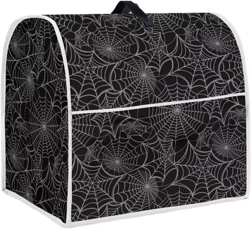 Miniatura 15 de Dreaweet Fall Pumpkin Print Kitchen Mixer Covers for Stand Mixer 4.5-5 qt, Kitchen Aid Accessories and Attachments, Washable