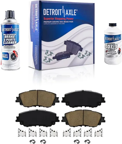 Miniatura 53 de Detroit Axle - Pastillas de Freno para Nissan Altima Sentra 350Z Juke INFINITI G35, Pastillas de Freno Cerámica Delanteras y Traseras Reemplazo