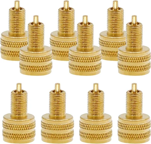 10 PIEZAS Adaptador de Válvula de Neumático de Orificio Grande Adaptador de Vástago de Válvula Adaptador de Orificio Externo de Neumático Reductor