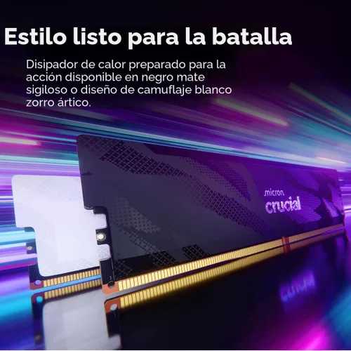 Miniatura 5 de Crucial Pro DDR5 RAM 32 GB Kit (2x16GB), 6400MHz CL32, Memoria de escritorio para overclocking y juegos, Compatible con Intel XMP 3.0 y AMD Expo