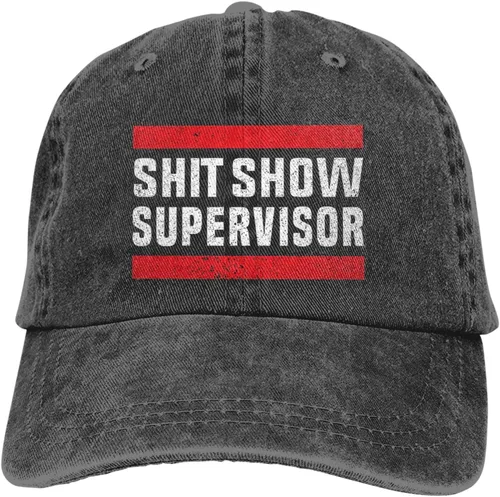 Miniatura 7 de Shit Show Supervisor Hat para mujer, gorra de béisbol vintage