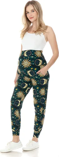 Miniatura 72 de Leggings Depot Pantalones de maternidad para mujer, sobre el vientre, pantalones deportivos casuales para descansar