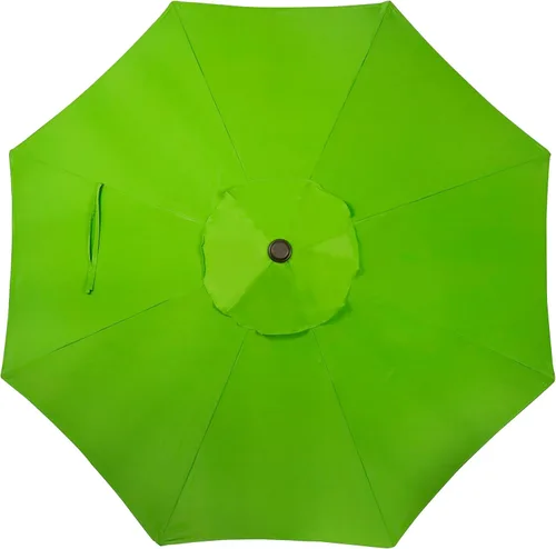 Miniatura 4 de Blissun - Sombrilla de aluminio para patio al aire libre de 9 pies, sombrilla de mesa para exteriores, sombrilla de jardín, sombrilla de mercado