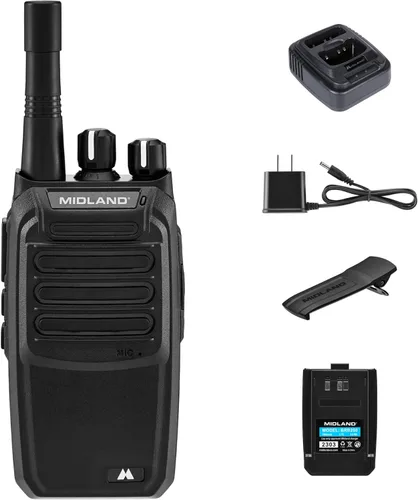 Miniatura 10 de Midland BR200X6BGC - Banda de radio comercial de 2 vatios y 16 canales Radio portátil - Radio bidireccional - Cobertura de 250,000 pies cuadrados