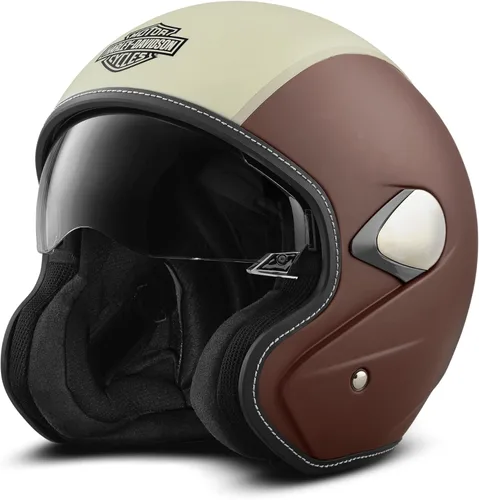 Miniatura 5 de Harley-Davidson Mason's Yard Sun Shield S05 3/4 Casco con visera desplegable - 98177-18VX