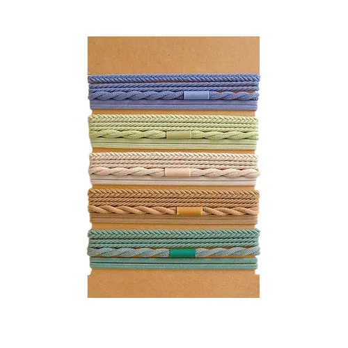 Bandas para el cabello para mujeres y niñas, 20 pulseras bohemias para el cabello, lazos elásticos lindos para el cabello sin daños, bandas finas
