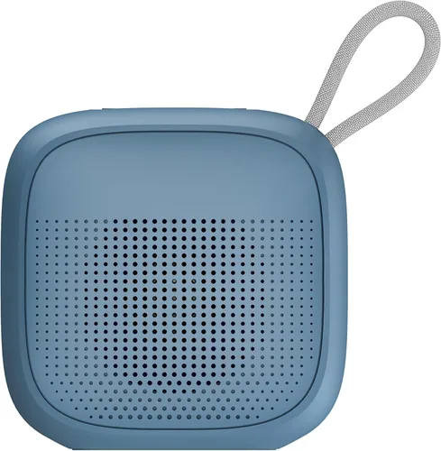 Miniatura 2 de AT&T Essentials - Mini altavoz Bluetooth de 5 W, color azul polvoriento