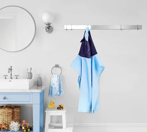 Miniatura 7 de Jay Franco Bluey Piggyback - Poncho con capucha para baño/piscina/playa, toalla de algodón súper suave y absorbente, mide 22 x 22 pulgadas