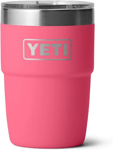 Miniatura 11 de YETI Rambler Taza de café aislada de 8 onzas con tapa, taza de café apilable de doble pared aislada al vacío, forro de cerámica DuraSip, diseño apto