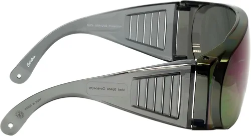Miniatura 5 de Calabria 1003 Gafas de seguridad grandes que se ajustan sobre anteojos graduados Fitover para hombres y mujeres, envolventes, tintadas