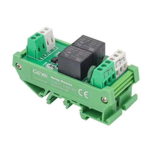 Miniatura 11 de Módulo de relé de 4 canales 1 módulo de relé de interfaz DC/CA de montaje en carril DIN SPDT de 12V (FY-T734-12VACDC)