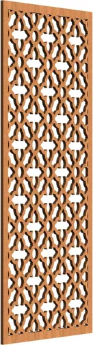 Miniatura 102 de Madison Paneles de pared decorativos de madera con calado, 9 3/8 pulgadas de ancho x 24 3/8 pulgadas de alto x 3/8 de alto, roble rojo rojo (Red Oak)