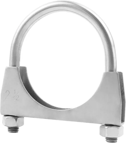 Miniatura 11 de Abrazadera de escape de perno en U de 1,5 pulgadas, abrazadera resistente del silenciador