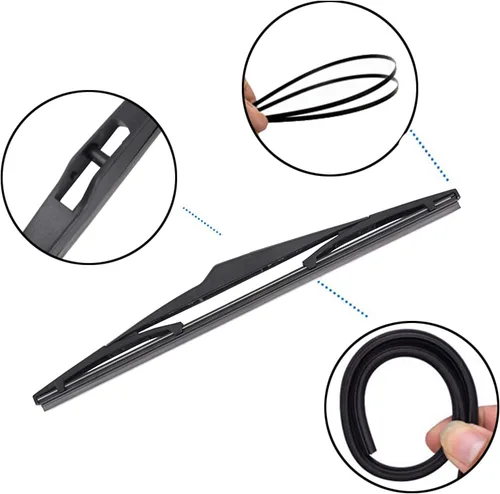Miniatura 4 de WouND Juego de limpiaparabrisas trasero, para Kia Ceed Pro Cee'd SW MK 1 Hatchback 2006-2012 para todas las estaciones de goma natural