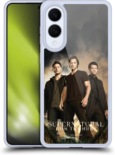 Miniatura 80 de Head Case Designs Supernatural Sam, Dean & Castiel Key Art - Funda de gel con licencia oficial [protección de grado militar] compatible con Google