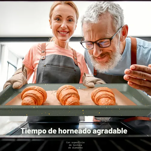 Miniatura 3 de Juego de 12 piezas para hornear antiadherente, juegos de utensilios para hornear no tóxicos con bandeja para hornear, molde para tartas, molde