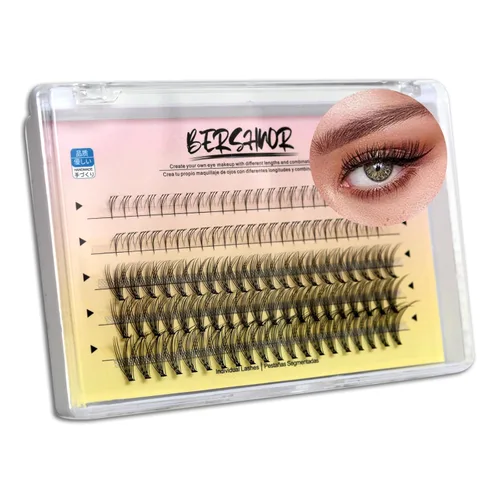Miniatura 20 de Pestañas postizas 3D con volumen de ojo de gato, pestañas de banda transparente, aspecto natural, imitación de visón, tira invisible, pestañas