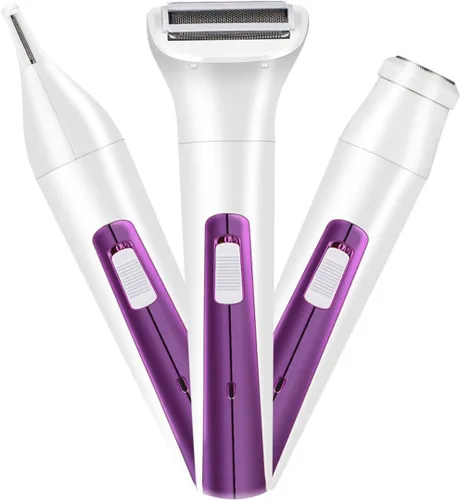 Afeitadora eléctrica para mujer, la mejor maquinilla de afeitar eléctrica para mujeres, piernas de bikini, axilas, pelos públicos, recortadora