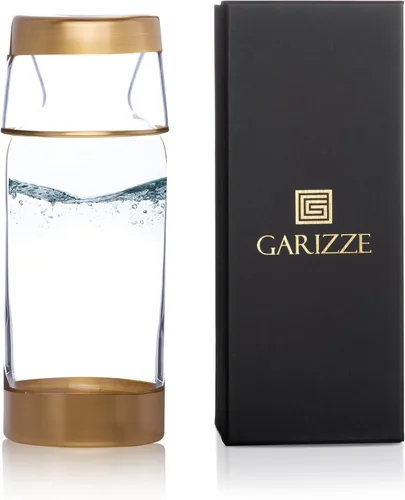 Miniatura 10 de GARIZZE Juego de jarra de agua y vidrio para dormitorio, juego de jarra de noche y vidrio, decantador de enjuague bucal para baño, jarra de agua