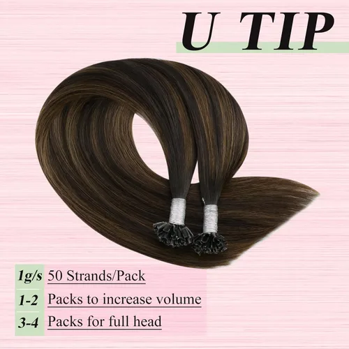 Miniatura 4 de YoungSee Extensiones de Cabello Humano con Cinta Balayage Extensiones de Cabello con Cinta Marrón Oscuro Extensiones de Cabello con Cinta Ombre
