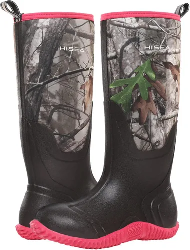 Miniatura 5 de Hisea - Botas de caza impermeables con aislamiento de media pantorrilla para mujer