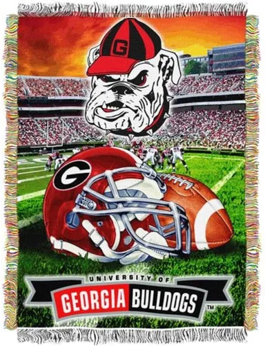 Manta tejida con licencia oficial de la NCAA "Home Field Advantage", 48 x 60 pulgadas, multicolor