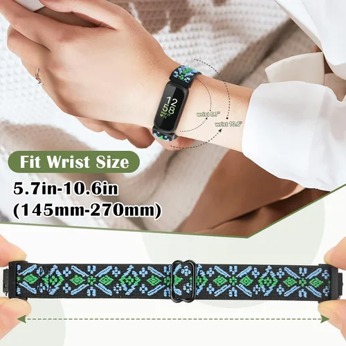Miniatura 5 de Bcuckood Compatible con correas de reloj Fitbit Inspire 3/Inpsire 2/Inspire/Inpsire HR/Ace 2/Ace 3, correa elástica ajustable de repuesto