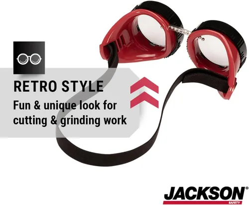 Miniatura 3 de Jackson Safety WS Series Retro Safety Goggles Transparente