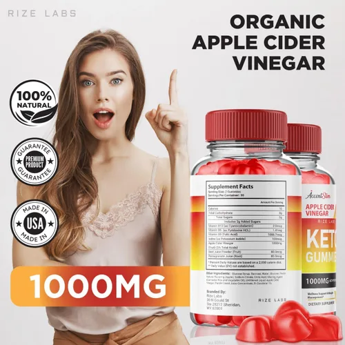 Miniatura 5 de AccentSlim - Gomitas Keto AccentSlim de vinagre de sidra de manzana de 1000 mg AccentSlim Keto Gummies (300 gomitas)