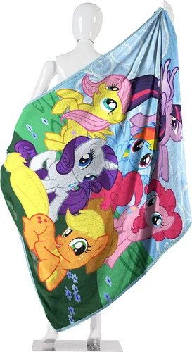 Miniatura 4 de Northwest My Little Pony Cobija de microraschel, 46 pulgadas x 60 pulgadas, Únete al rebaño