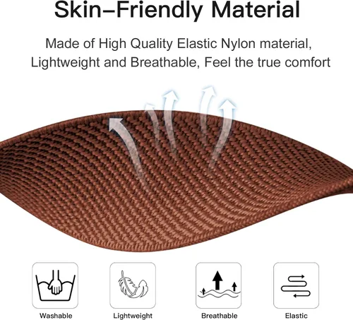 Miniatura 3 de 5 Pack de bandas elásticas de nylon compatibles con Apple Watch de 40 mm, 41 mm, 42 mm, 44 mm, 45 mm, 46 mm, 49 mm, 38 mm para mujeres y hombres