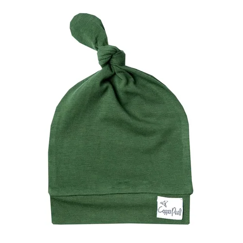 Miniatura 32 de Copper Pearl - gorro de bebé con nudo superior elástico suave
