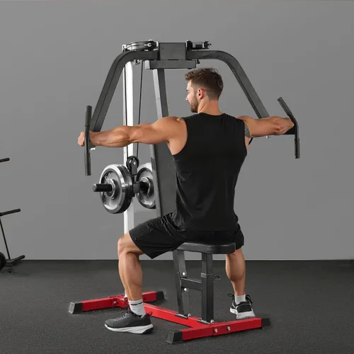 Miniatura 8 de VEVOR, máquina de apertura de pecho, máquina especializada para tren superior para gimnasio en casa, apertura ajustable y máquina de deltoides