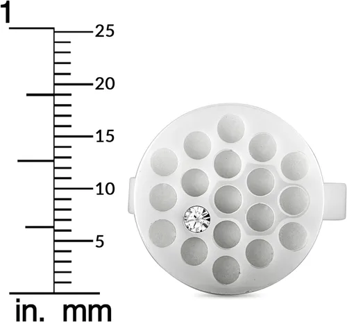 Miniatura 6 de Swatch Moon Illusion Anillo de cristal de cerámica blanca de acero inoxidable