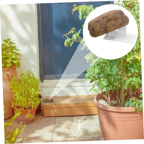 Miniatura 6 de jojofuny Hidden Key Holder outside Fake Rock for Key Hider Large Outdoor Storage