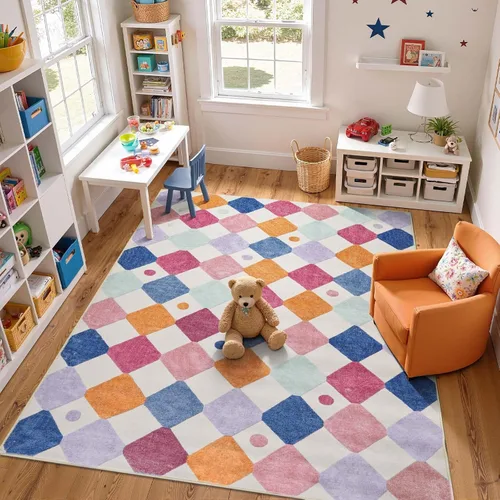 Miniatura 60 de jinchan Alfombra a rayas de 2 x 3 para entrada, alfombra de cocina, tapete pequeño, antideslizante, ligero, de bajo perfil, decoración para entrada