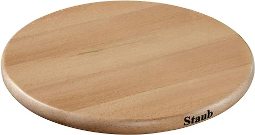 Miniatura 6 de Staub 40511 – 078 – 0 Accesorios – Salvamanteles magnéticos de madera 6.5 x 6.5 x 0.8 in