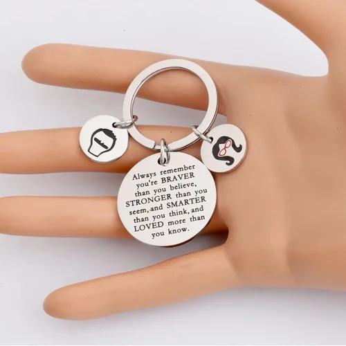 Miniatura 3 de KUIYAI Llavero inspirado en la película, regalo para pareja de Linda y Bob, regalo para novio, novia, regalo para el día de San Valentín, regalo