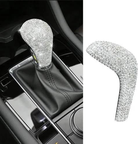 Miniatura 10 de Tapones para pomos de aire acondicionado, compatibles con Mazda 3 (2014-2018), cristal, decoración