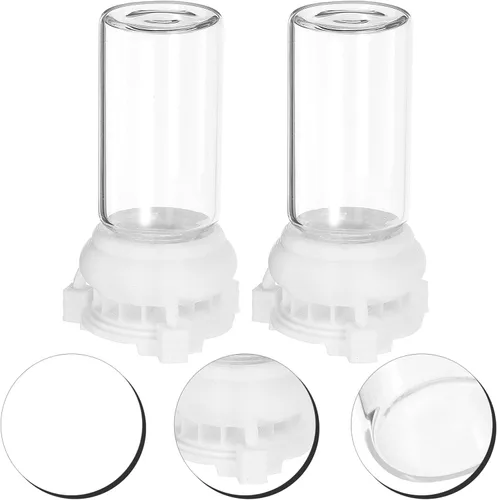 Miniatura 6 de Ipetboom Comedero de agua para hormigas, tazas de alimentación líquidas transparentes para Ant Farms, paquete de 2 herramientas de diseño duradero