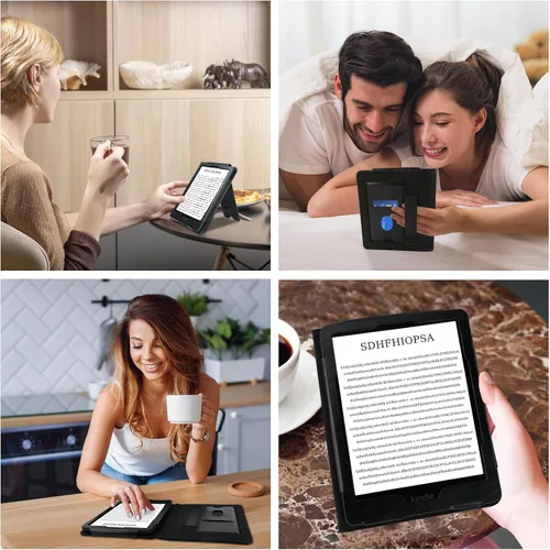 Miniatura 7 de COO Funda para Kindle Paperwhite de 6.8" (11ª generación - 2021) y Signature Edition, piel sintética de alta calidad para Kindle Paperwhite de 6.8