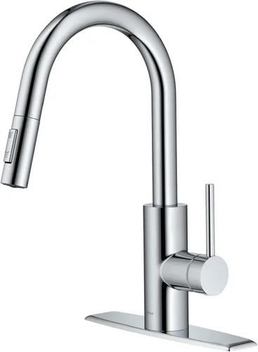 Miniatura 12 de KRAUS® Purita™ Grifo de filtro de agua potable de una sola manija para ósmosis inversa o sistema de filtración de agua en acero inoxidable sin Acero