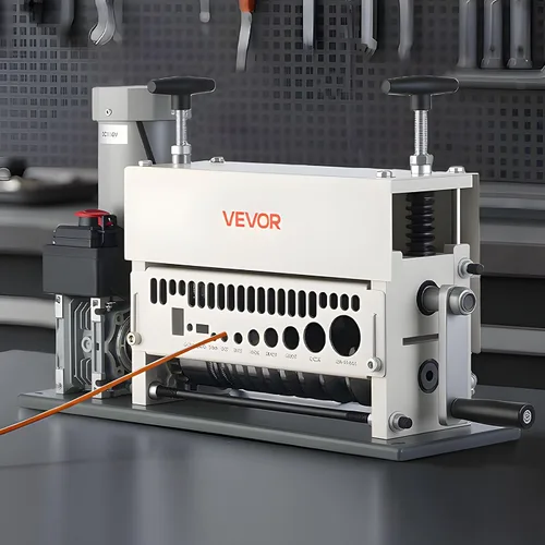 Miniatura 8 de VEVOR Máquina Pelacables Eléctrica, 0.06-1.57 pulgadas, Pelacables Automático de Cable de Cobre de 11 Canales, Herramienta Pelacables de 370W