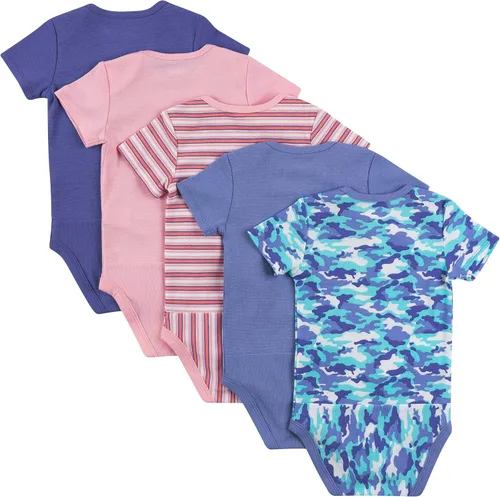 Miniatura 8 de Hanes - Bodis para bebés, Ultimate Flexy de manga corta, unisex, paquete de 5