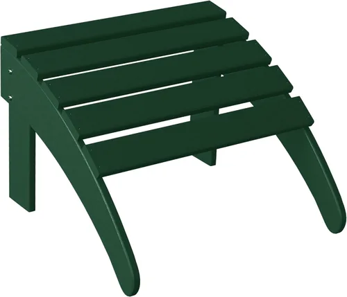 Miniatura 63 de WestinTrends Reposapiés otomano Adirondack para patio al aire libre, taburete de madera de polietileno para todo tipo de clima, ampliamente Azul