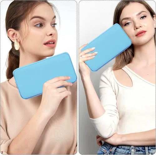 Miniatura 6 de XSUIOY Bolsa de maquillaje de viaje para bolso, bonita bolsa de maquillaje preparada para cosméticos, bolsa organizadora para mujeres, bolsa